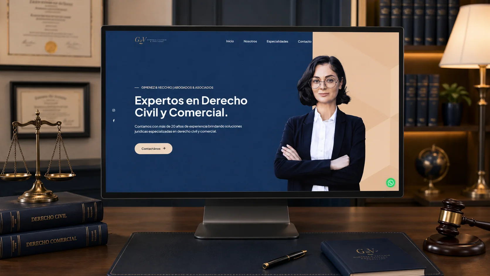 Gimenez & Vecchio | Abogados & Asociados — Sitio web institucional