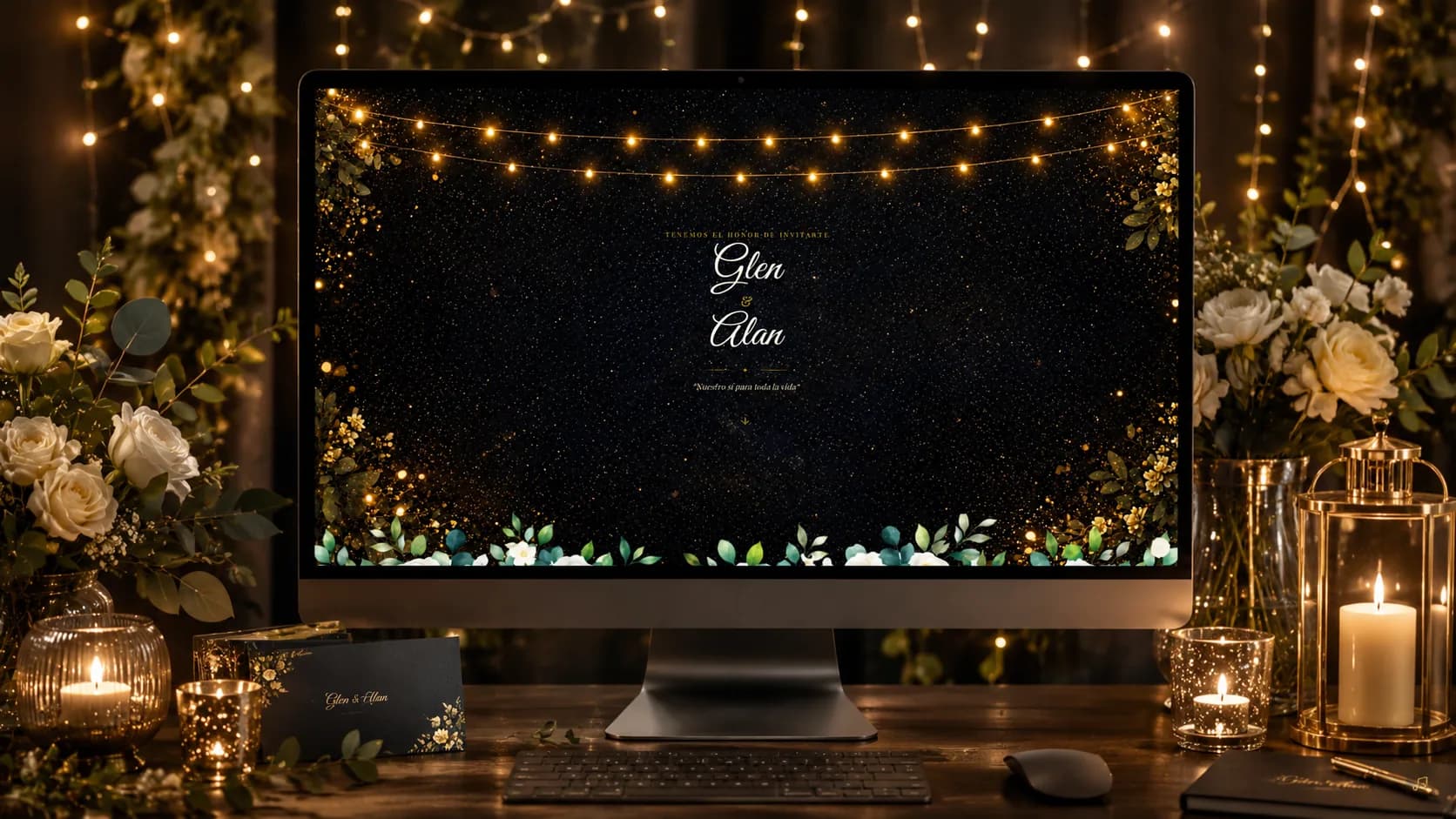 Glen & Alan — Invitación Digital de Casamiento